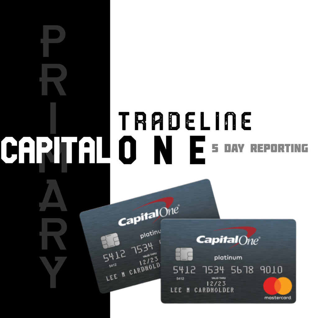 Capital One Tradeline $50,000 Credit Line